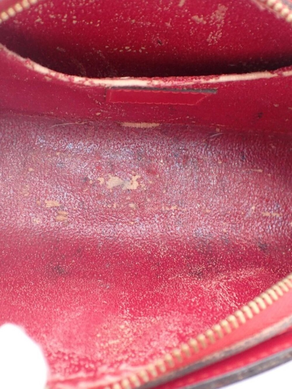LOUIS VUITTON LV Logo Dauphine PM Pouch Bag Epi Leather Red M48447 05KC868 - Picture 8 of 14